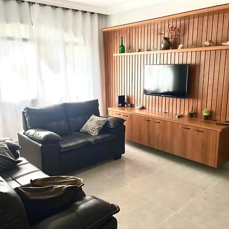 Coimbra Guarujá - Apartamento Beira Mar - Praia Enseada - 150m Praia-3
